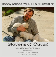 Hobbykennel von den Slowaken-Walter van Kerckvoorde with his puppies