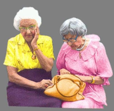 Lady Fashion on It S Me I Think Two Little Old Ladies