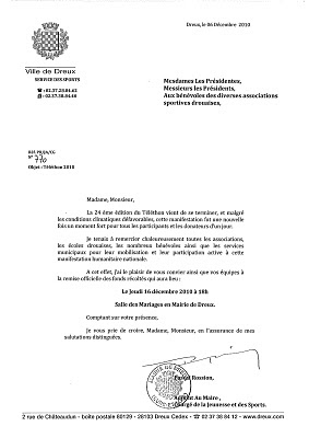 Exemple De Lettre De Remerciement Pour La Mairie  Covering Letter Example