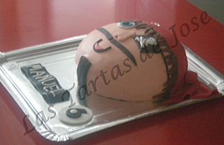 Tarta decorada pirata. Las tartas de Jose. Castellón.