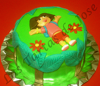Tarta de Dora la exploradora. Las tartas de Jose. Castellón.