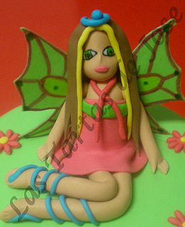 Tarta de Flora, Winx Club. Las tartas de Jose. Castellón.
