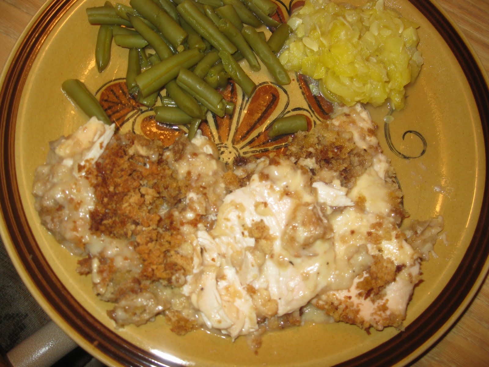 Nana's Recipe Box Crock Pot Mushroom Swiss Chicken