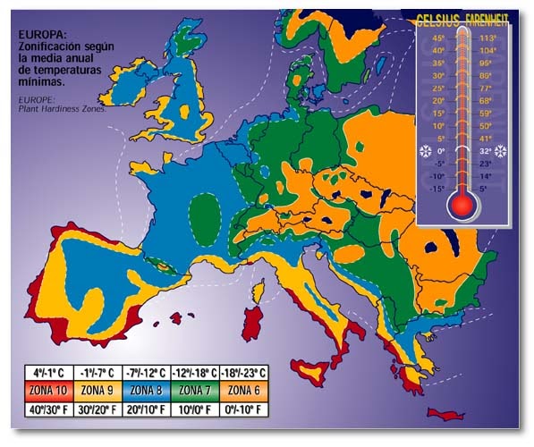 SFJ.XUNTOS MOITOS MAPA DEL CLIMA EN EUROPA