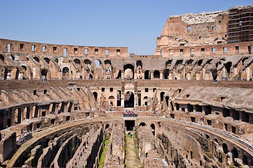 The colosseum of Rome The colosseum of Rome