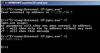 IPEX Usage example at the command line