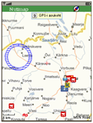 Blackberry GPS applications - MGMaps