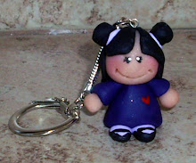 Gingerkins Purple Purse Charm at www.gingerbabies.etsy.com