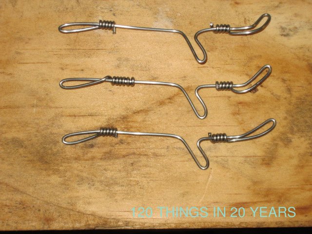 120 things in 20 years: Handmade fishing lures - Wire