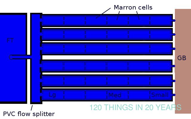 120 things in 20 years: Aquaponics - High density marron farm idea