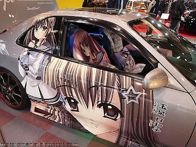 Arte sobre ruedas o no?? XDDD Anime+car3