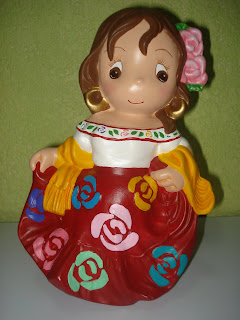 muñecas de ceramica embarazadas