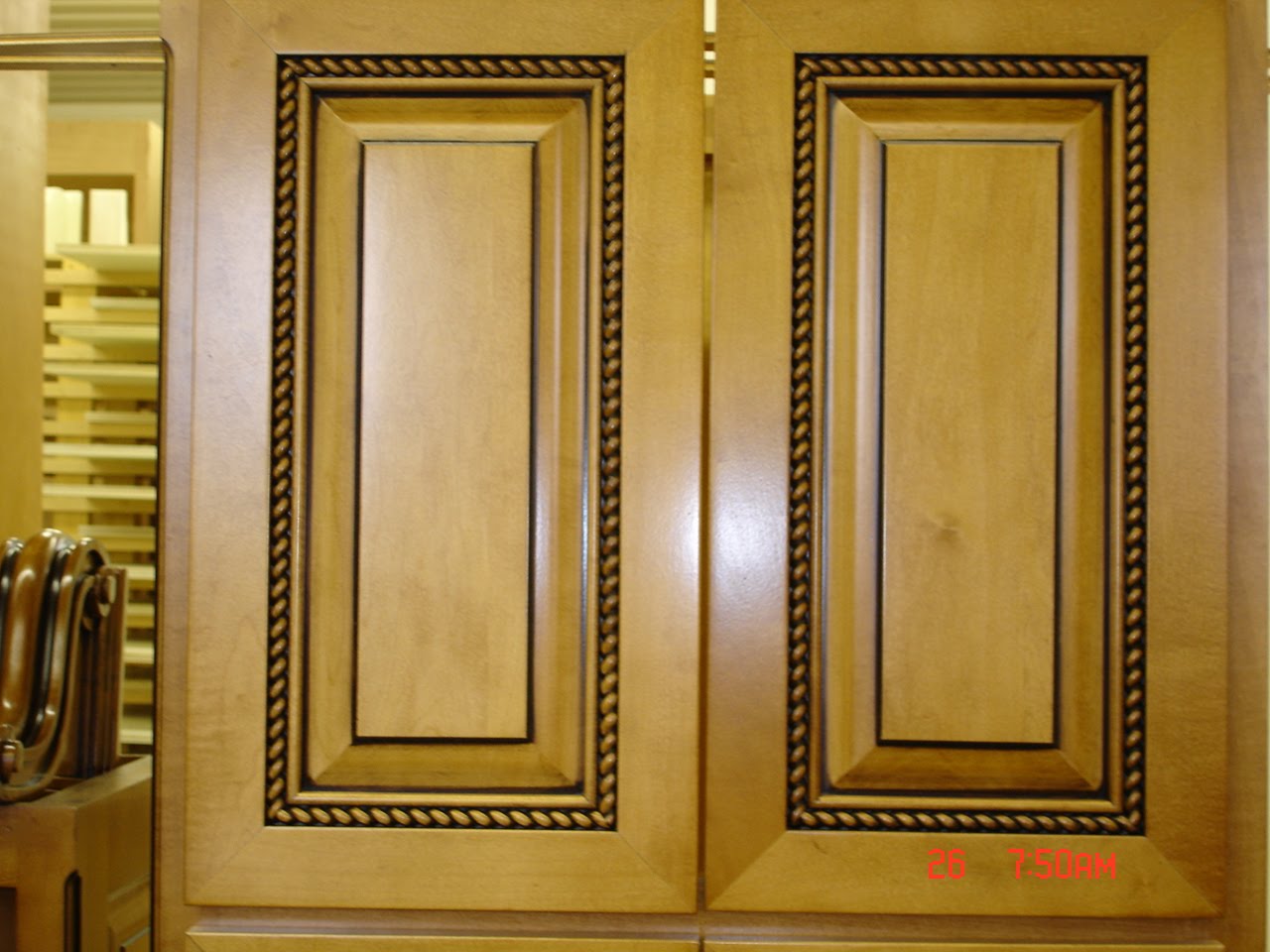 Cost to refinish kitchen cabinets Water based stain on maple with brown glaze