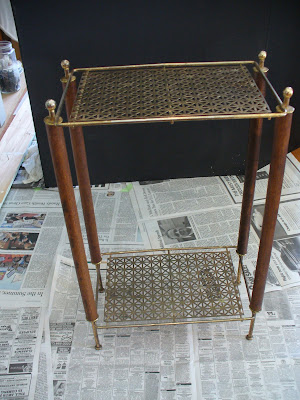 I found this little side table