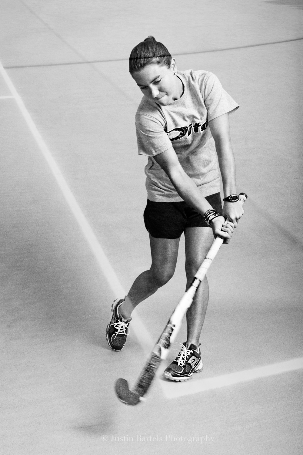 Justin Bartels Photography Shoot for Dita Field Hockey with Michell Kasold