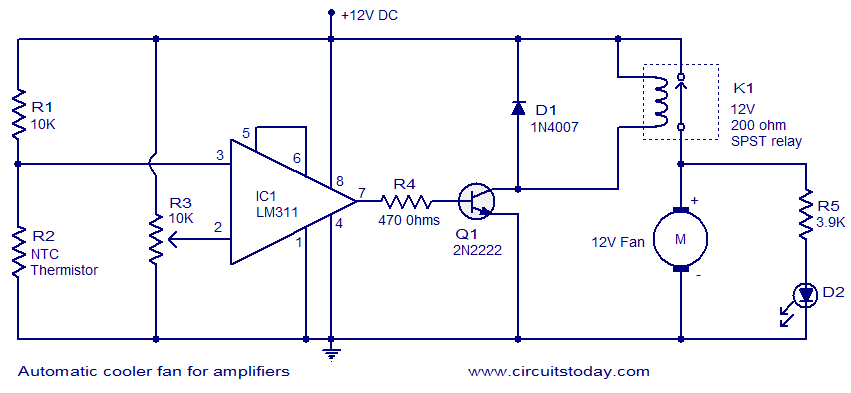 ARWIS' BLOG: Skema Pendingin Amplifier Otomatis ceiling speaker volume control wiring diagram 