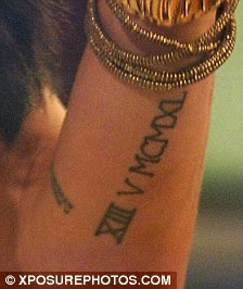 34 Tatouages des lettres et chiffres romains Tatouagesfr - tatouage chiffres romains