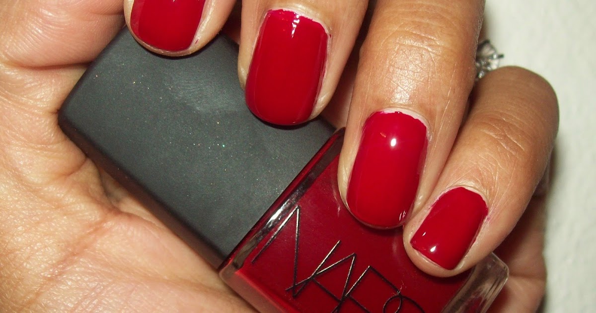 2. NARS Nail Polish in "Jungle Red" - wide 1