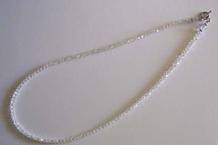 18" Clear Swarovski Crystal Necklace $40.00