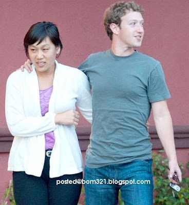 Gambar Mark Zuckerberg (Facebook) Dengan Teman Wanitanya Priscilla Chan !