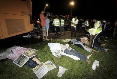 Gambar Kemalangan Di Kilometer 223 Berhampiran Plaza Tol Simpang Ampat - 11/10/2010 (2)