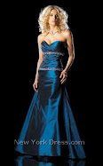 Strapless Ruched Evening Dress Item 5243