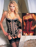 Sensual  long lineembroidered corset, item no 8662