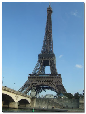 the eiffel tower from the seine paris the eiffel tower from the seine paris