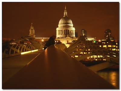 st pauls from millennium bridge london st pauls from millennium bridge london