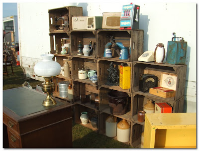 stall at the antique fair stall at the antique fair