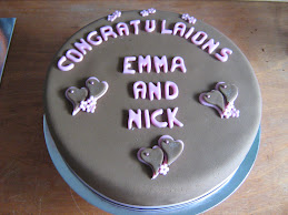 engagement cake