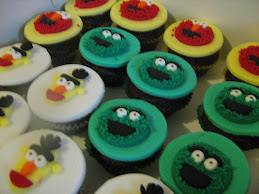 sesame street cupcakes