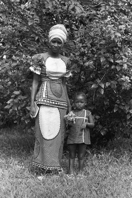 Princess with daughter Angelina at Kenema