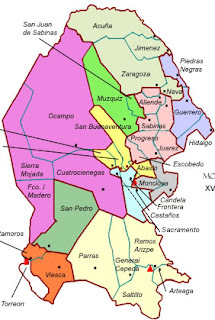 COAHUILA CON MUNICIPIOS coahuila con municipios: