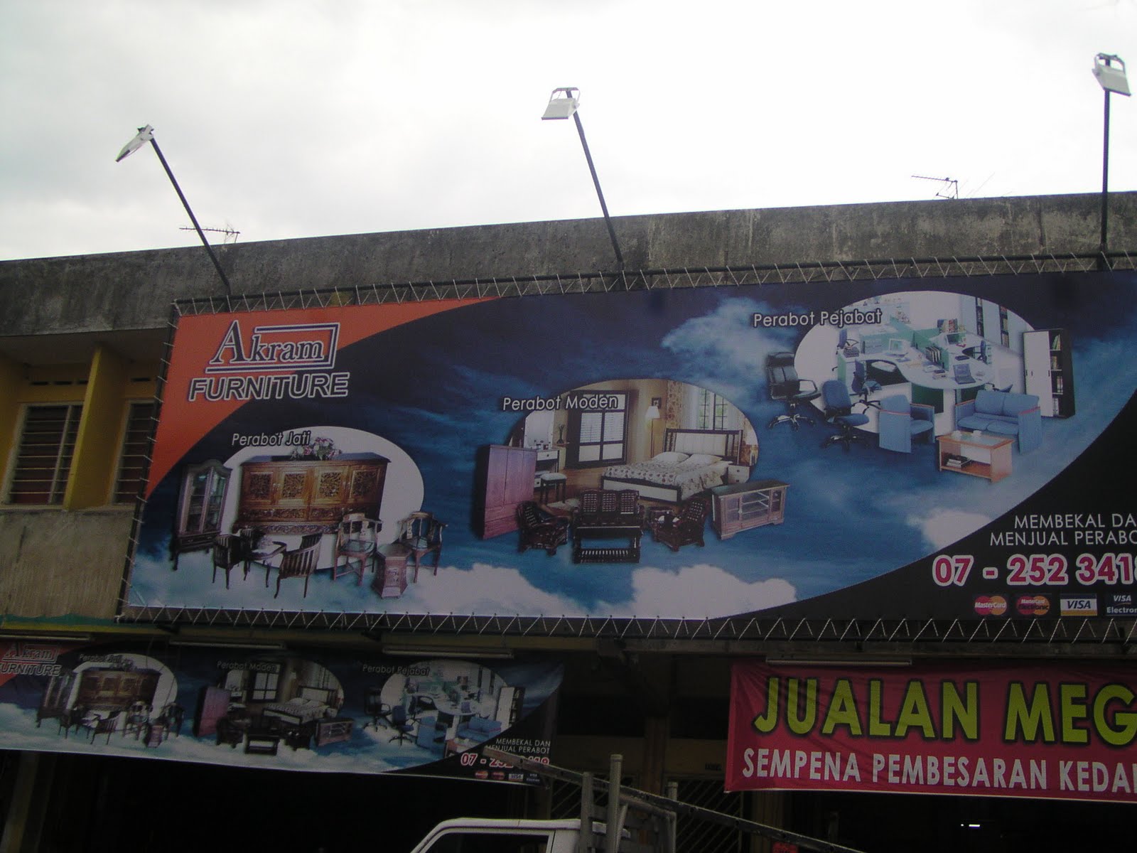 testing Akram Furniture kedai perabot di Taman Rinting, Pasir Gudang