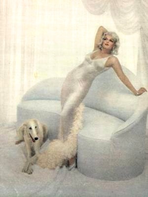 Jean Harlow and old movies.