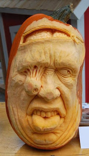 eyeball jack o'lantern pumpkin
