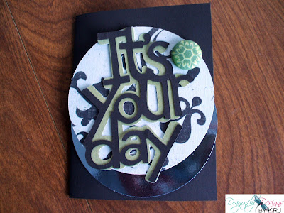 Dragonfly Designs by KRJ: Cricut Birthday Card