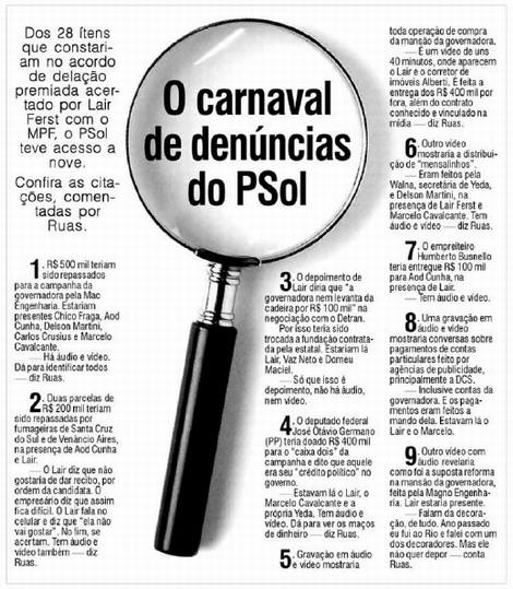 Entrevista em que Pedro Ruas afirma o que viu de provas contra governo Yeda Crusius