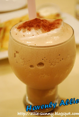 Ice blended cappuccino