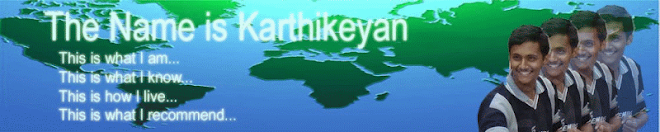 The Name Is Karthikeyan Photo Blog