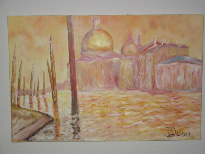 Óleo sobre lienzo "Venecia" 41x27 cm