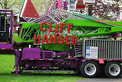 The Cliff Hanger ride on the Amherst Green