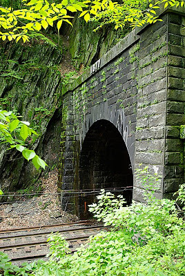 Side view of the East entrance of the Hoosac Tunnel in Florida, MA
