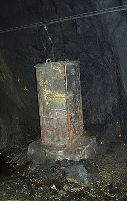 Electric box inside the Hoosac Tunnel