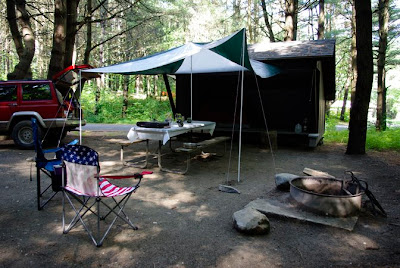 The Gingko campsite at Half Moon Pond State Park