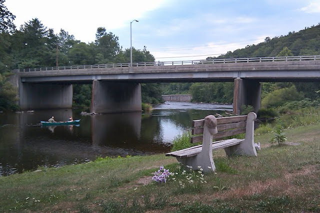 View of the Farmington River from New Hartford Center