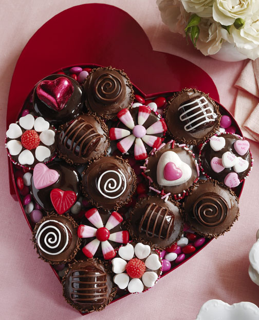 Happy Valentine's Day Chocolate Fudge Cheesecake