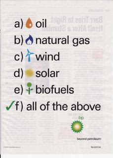 Slanted ad from BP listing anything but nuclear 1