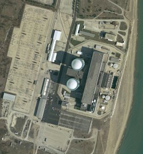 Satellite View of Zion Nuclear Power Station